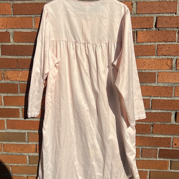 Oscar de la Renta Pink Label Light Peach Pink Robe - Picture 3 of 10